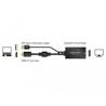 Adapter HDMI-A męski do gniazdo DisplayPort 1.2 żeński czarny Delock 62667