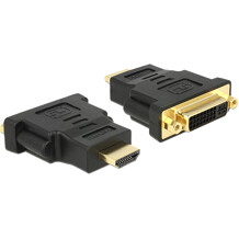 Adapter HDMI męski (M) DVI-I 24+5 pin żeński (F) Delock 65467