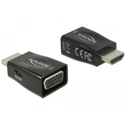Adapter HDMI-A męski do VGA żeński Delock 65902