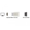 Adapter HDMI (M) VGA 15pin żeński (F) 15cm Delock 65472