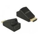 Adapter HDMI-A męski do VGA żeński z funkcją audio Delock 65895