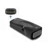 Adapter HDMI-A żeński do VGA żeński 1080p z audio Delock 66560