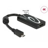 Adapter MHL 3.0 do HDMI High Speed 4K Ultra-HD oraz RCP Premium Delock 65643