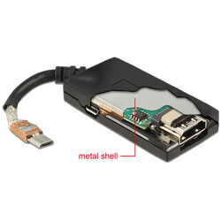 Adapter MHL 3.0 do HDMI High Speed 4K Ultra-HD oraz RCP Premium Delock 65643 Adapter MHL 3.0 do HDMI High Speed 4K Ultra-HD oraz RCP Premium Delock 65643