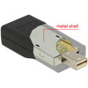 Adapter mini gniazdo DisplayPort 1.2męski do HDMI żeński 4K pasywne czarny Delock 65686