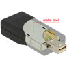 Adapter mini gniazdo DisplayPort 1.2męski do HDMI żeński 4K pasywne czarny Delock 65686