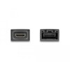 Adapter samochodowy HDMI, żeński HDMI-E do męskiego HDMI-A 4K 60Hz Delock 65963