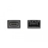 Adapter samochodowy HDMI, żeński HDMI-E do męskiego HDMI-A 4K 60Hz Delock 65963