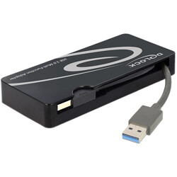 Adapter USB 3.0 na HDMI / VGA + Gigabit LAN + USB 3.0 Delock 62461 Adapter USB 3.0 na HDMI / VGA + Gigabit LAN + USB 3.0 Delock 62461