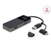 Adapter USB 3.2 Gen 1 do 4K HDMI + VGA z rozgałęziaczem Delock 64085