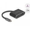 Adapter USB typu C do HDMI (tryb DP Alt) 8K z HDR i zasilaniem 100 W Delock 64199