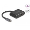 Adapter USB typu C do HDMI (tryb DP Alt) 8K z HDR i zasilaniem 100 W Delock 64199