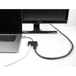 Adapter USB typu C do HDMI (tryb DP Alt) 8K z HDR i zasilaniem 100 W Delock 64199 Adapter USB typu C do HDMI (tryb DP Alt) 8K z HDR i zasilaniem 100 W Delock 64199
