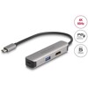 Adapter USB typu C do HDMI 4K 60Hz z USB Typ-A i USB typu C Data + PD 92 W Delock 61060