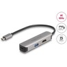 Adapter USB typu C do HDMI 4K 60Hz z USB Typ-A i USB typu C Data + PD 92 W Delock 61060