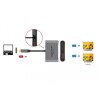 Adapter USB typu C do HDMI i VGA z gniazdoem USB 3.2 i PD Delock 64074