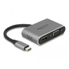 Adapter USB typu C do HDMI i VGA z gniazdoem USB 3.2 i PD Delock 64074