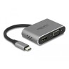Adapter USB typu C do HDMI i VGA z gniazdoem USB 3.2 i PD Delock 64074