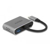 Adapter USB typu C do HDMI i VGA z gniazdoem USB 3.2 i PD Delock 64074