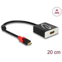 Adapter USB typu C męski do HDMI żeński (DP Alt Mode) 4K 30Hz Delock 62999