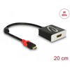 Adapter USB typu C męski do HDMI żeński (DP Alt Mode) 4K 60Hz Delock 62730
