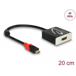 Adapter USB typu C męski do HDMI żeński (DP Alt Mode) 4K 60Hz Delock 62730