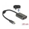 Adapter USB Typ-C męski - HDMI żeński (DP Alt Mode) 4K 60Hz Delock 62988