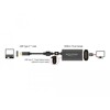 Adapter USB Typ-C męski - HDMI żeński (DP Alt Mode) 4K 60Hz Delock 62988