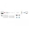Adapter USB typu C męski do VGA / HDMI / DVI żeński biały Delock 63924