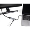 Adapter USB typu C na HDMI 4K 60Hz zestaw słuchawki i mikrofon PD 95W Delock 61064