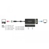 Adapter USB typu C wtyk do VGA / HDMI / DVI gniazdo czarny Delock 63925