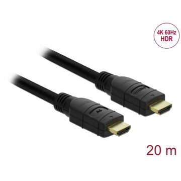 Aktywny przewód HDMI 4K 60Hz 20m Delock 85286