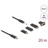 Aktywny przewód optyczny 5w1 HDMI 8K 60Hz 20m Delock 86007