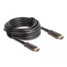 Aktywny przewód optyczny HDMI w metalowej osłonie 8K 60Hz 10m Delock 86029