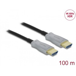 Przewód HDMI aktywny optyczny 4K 60Hz 100 m Delock 84137