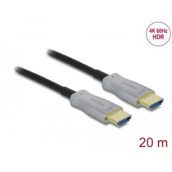 Przewód HDMI aktywny optyczny 4K 60Hz 20m Delock 85015