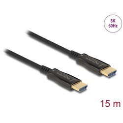 Przewód HDMI aktywny optyczny 8K 60Hz 15m Delock 84037