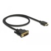 Dwukierunkowy przewód HDMI do DVI 18+1 0,5m Delock 85581