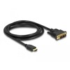 Dwukierunkowy przewód HDMI do DVI 18+1 1,5m Delock 85583