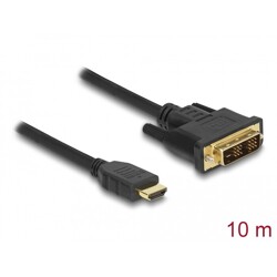 Dwukierunkowy przewód HDMI do DVI 18+1 10m Delock 85587
