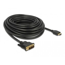 Dwukierunkowy przewód HDMI do DVI 18+1 10m Delock 85587