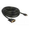 Dwukierunkowy przewód HDMI do DVI 18+1 10m Delock 85587