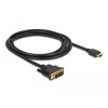 Dwukierunkowy przewód HDMI do DVI 18+1 2m Delock 85584