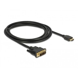 Dwukierunkowy przewód HDMI do DVI 18+1 2m Delock 85584