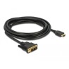 Dwukierunkowy przewód HDMI do DVI 18+1 3m Delock 85585