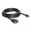 Dwukierunkowy przewód HDMI do DVI 18+1 5m Delock 85586