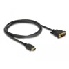 Dwukierunkowy przewód HDMI do DVI 24+1 1m Delock 85652