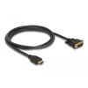 Dwukierunkowy przewód HDMI do DVI 24+1 1,5m Delock 85653