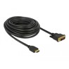 Dwukierunkowy przewód HDMI do DVI 24+1 10m Delock 85657