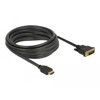 Dwukierunkowy przewód HDMI do DVI 24+1 5m Delock 85656